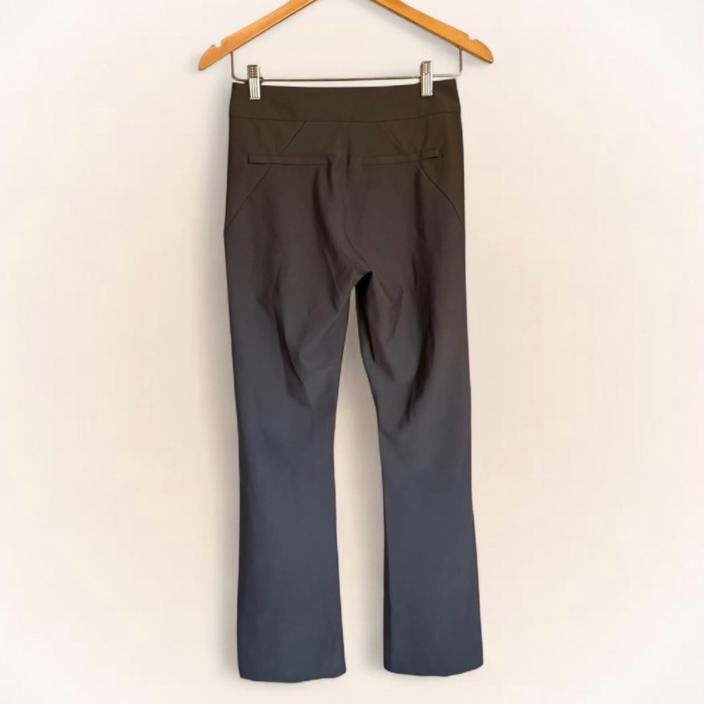 Athleta Stellar Flare Trouser Pants | Size 2 | Charcoal Gray - Picture 4 of 5